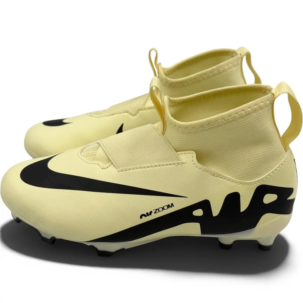 Nike Mercurial Superfly 9 Academy FG Kids 1Y Yellow New DJ5623-700 Cleats